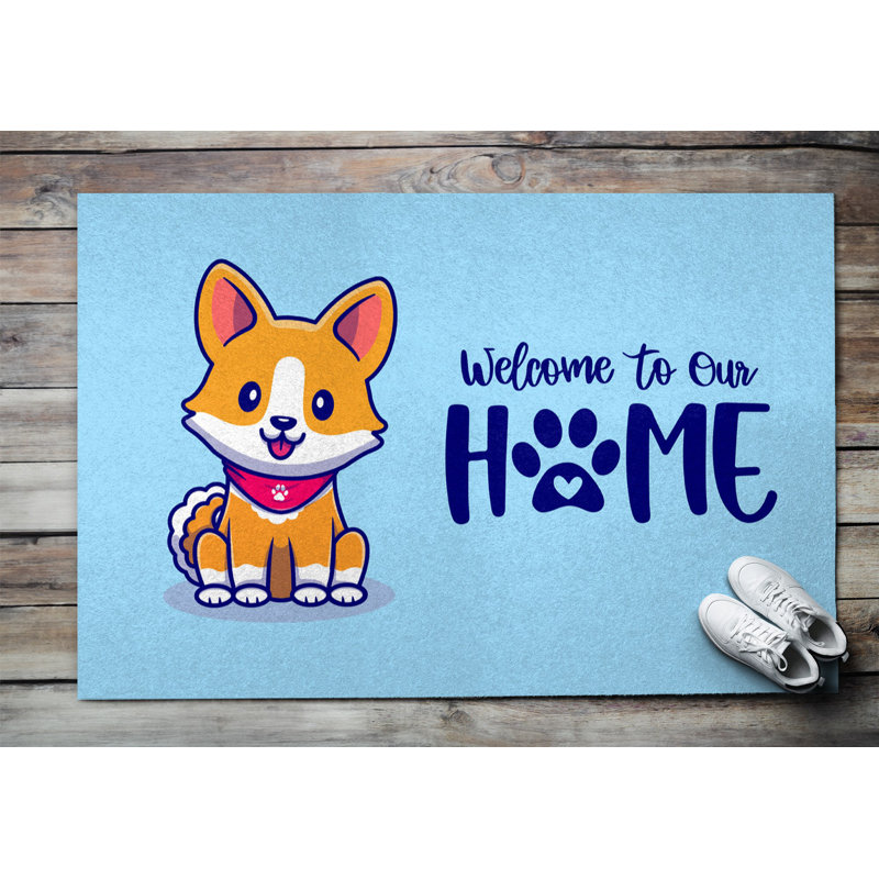 Non-Slip Outdoor Doormat, W39 x L59 cm