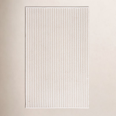 Hand-Woven Chevron Cotton Rug