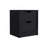 Basilea 2 Drawers Nightstand , End Table, Side Table Pull Out System -Black-2063945929