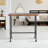 Ellyce Pine Solid Wood Top Metal Base Dining Table