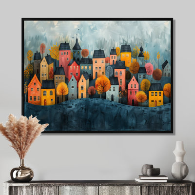 Scandinavian Nordic Style Homes In The City - Décoration murale scandinave