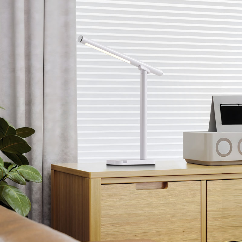 Libra Rechargeable Led Dimmable Desk Lamp, White