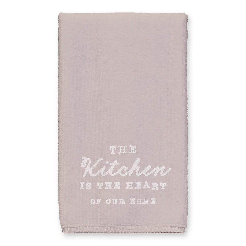 Cotton Floral Tea Towel Kitchen Towel, Pink