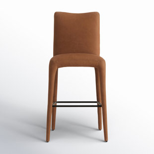 Keavy Upholstered Counter Stool with Metal Frame