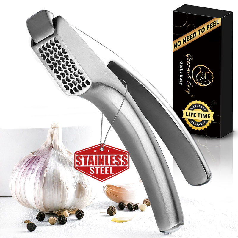 Presse-ail en acier inoxydable Gourmet Easy