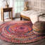 Tapis multicolore en coton tressé à la main bohème-1448969510