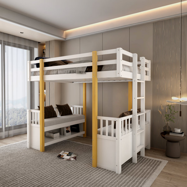 Harriet Bee Iftekhar Kids Twin Loft Bed | Wayfair