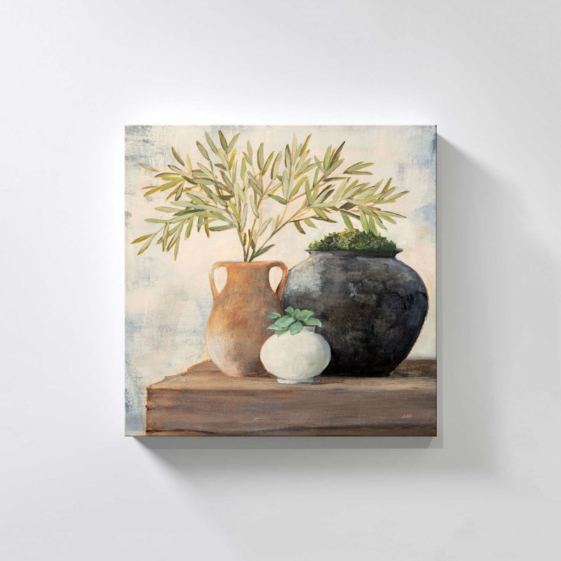 "Calm Still Life II" par Julia Purinton, reproduction sur toile, H 30 po x l 30 po x P 1,5 po