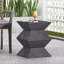 Table d'appoint d'extérieur en béton léger