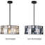 Luminaire suspendu tambour 2 lumières
