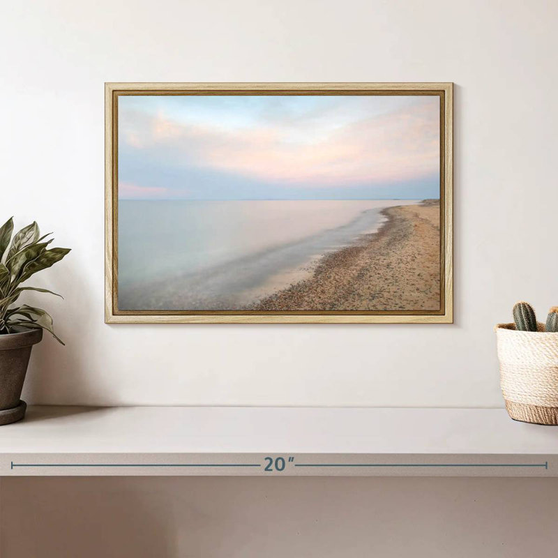 Rive du lac Supérieur, Cadre flottant en bois naturel, 13 po x 9 po