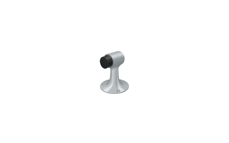 Door Stop, Brushed Chrome
