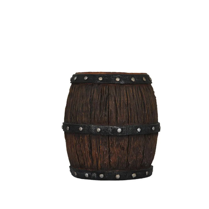 Petite statue de baril rustique