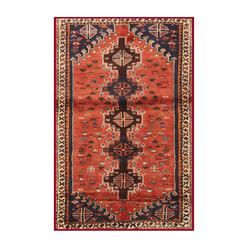 Tapis brun Southwestern, Rectangle 7 pi x 9 pi