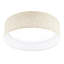 Plafonnier encastré à DEL 16 pouces, luminaire de cuisine 24 W avec abat-jour en tissu, luminaire à tambour à intensité variable 5cct