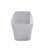47 Inch Solid Surface Soaking Bathtub - Deep Soak Freestanding Tub
