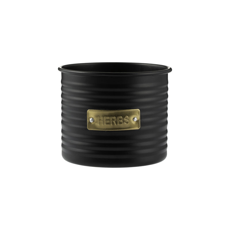 Otto Herb Planters, Satin Black