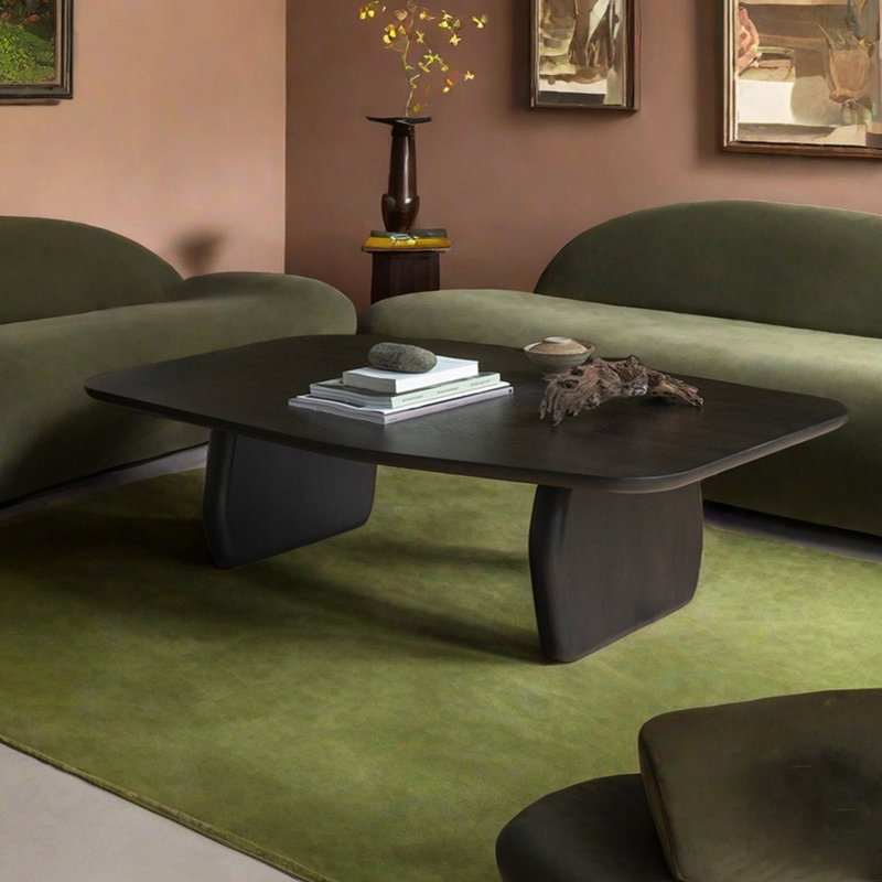Table basse Modern, H 13,77 po x L 49,21 po x l 29,52 po