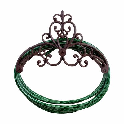 Water In The Garden Iron Wall Mounted Hose Holder -  EsschertDesign, TG121