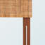 Tête de lit en rotin naturel et bois d'acajou de grande taille Rubato, teck rouge H 58,99 po x l 63,56 po x P 1,72 po