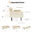 80 inch Faux Leather Convertible Sofa-1096861587