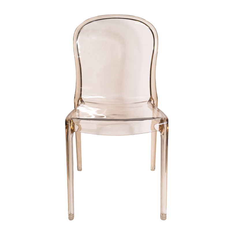 Gladystine 18'' H Stacking Side Chair, Yellow