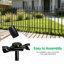 Outdoor Decorative Metal Garden Fence Panels Picket Design Anti-Rust Fencing Panels Animal Barrier-130125510-130056832