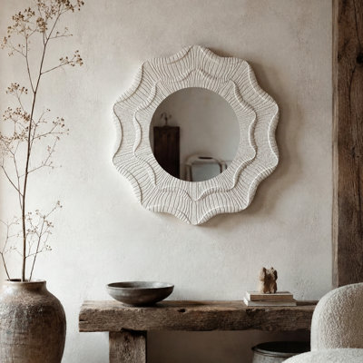 Miroir mural Wavy Flower