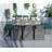 6 - Person Wicker Patio Dining Set with Rectangular Table , Cushions Included-93842994-93842998