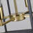 8-Light Black Geometric Cage Chandelier, Adjustable Height-1313856213