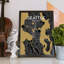 Seattle City Map - No Frame Print-21278860
