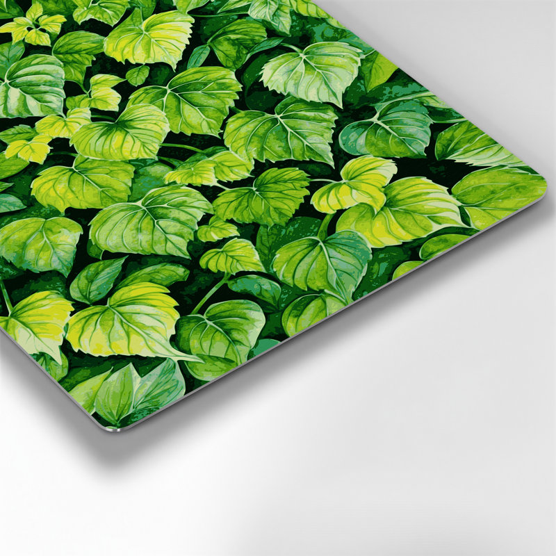 Aquarelle botanique, art mural vert en métal 72, H 20 po x l 16 po
