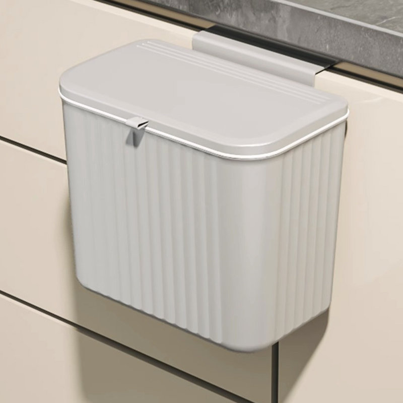 PP Manual Lift Waste Bin - 7L, Grey