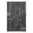 Elegant 100% Cotton Flatweave Carpet, 4.0 x 6.0 Feet | No Pile, Black & White Design | Easy to Clean, Machine Washable (30°C) | Durable & Stylish Area Rug for Living Room, Bedroom, or Office Décor-761343482