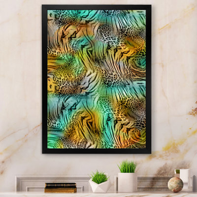 Léopard et tigre X - Art mural moderne et contemporain sur toile
