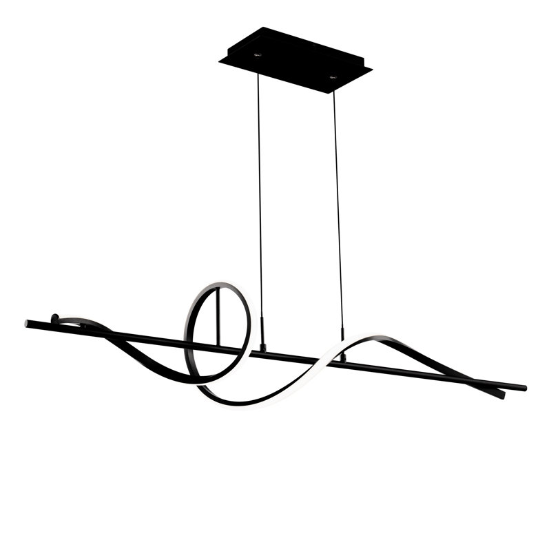 Corkscrew LED Linear Pendant, 3500K