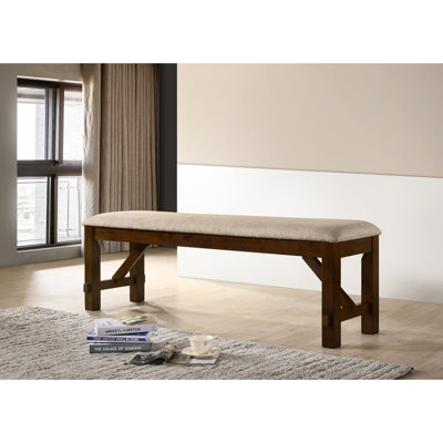 Banc rembourré en polyester Veliz