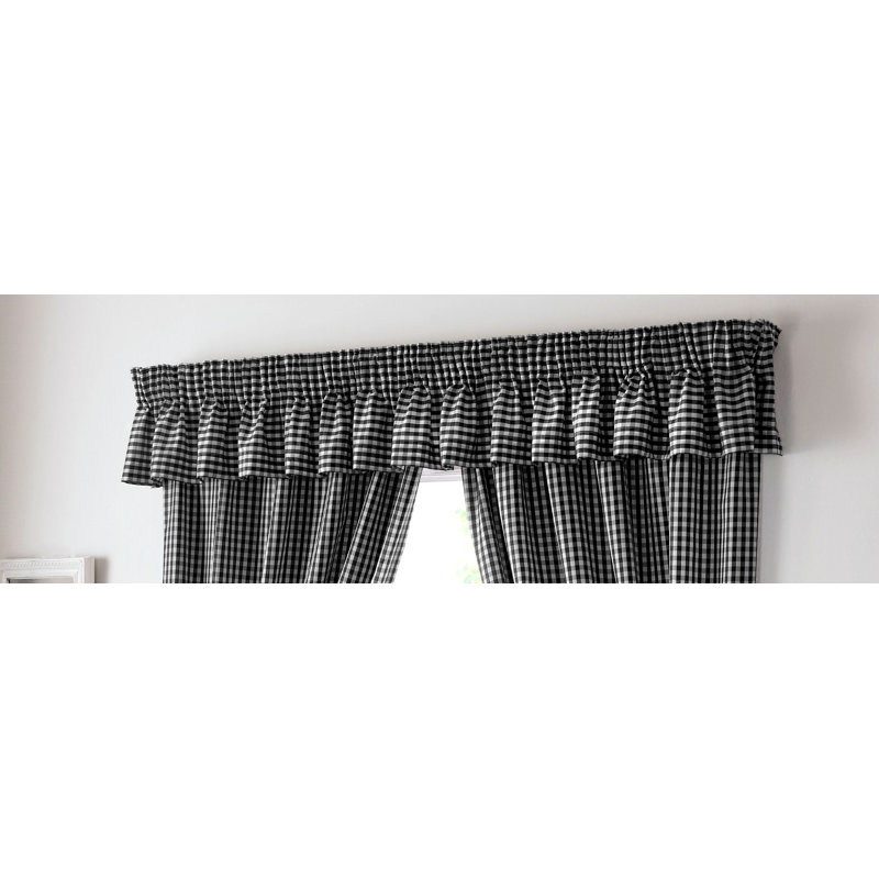 Rosas Curtain Pelmet, Black