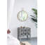 Miroir mural 26 "x 32" avec cadre en métal doré, miroir décoratif pour le salon, le vestibule, le bureau-1276179327