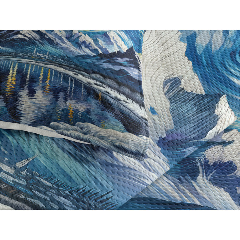 Polyester Coverlet, Queen Coverlet + 2 Standard Shams