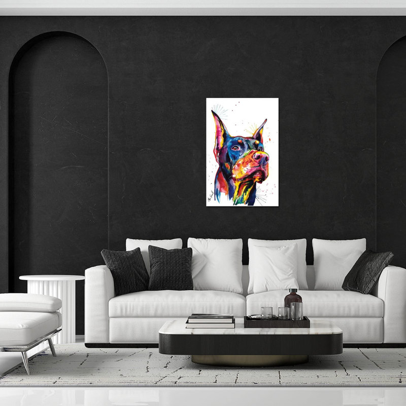 «Doberman» par Weekday Best - impression sans cadre, H 24 po x l 16 po x P 0,25 po