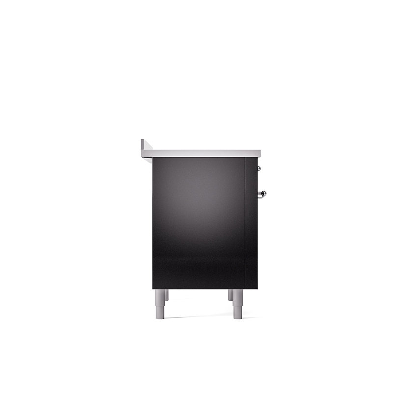 Cuisinière à induction 36 pouces avec 6 éléments à induction ILVE Nostalgie II Series (porte en verre)