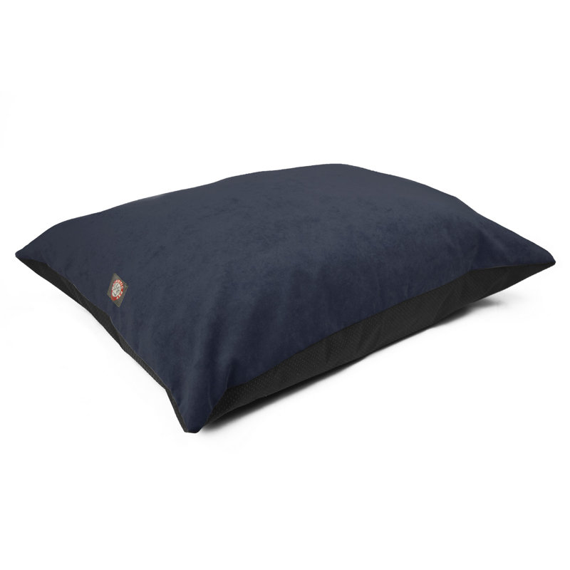 Coussin pour chien Villa Majestic, Bleu marine, Grand (l 46 po x P 35 po x H 4 po)