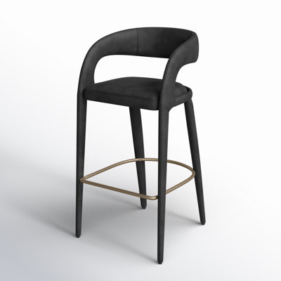 Arshaluys - Modern Leatherette Bar Chair