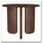 Columbo Brown Round End Table