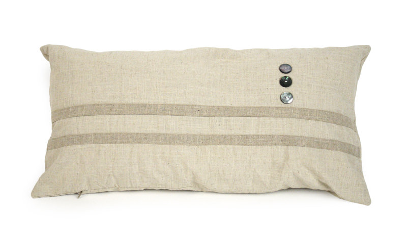 Linen Lumbar Pillow Cover & Insert