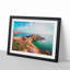 Sea View from Malta - Picture Frame Painting Print on MDF-55613942-55613945