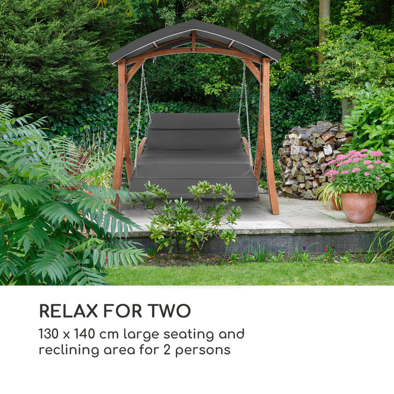 2 Person Porch Swing with Canopy