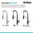 KRAUS Allyn Commercial Style 2-Function Single Handle Pull Down Kitchen Faucet-106378539