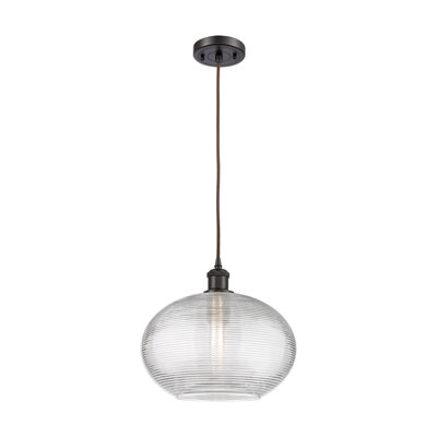 Mini-luminaire suspendu à cordon 1 lumière Ballston Jerard 12 po